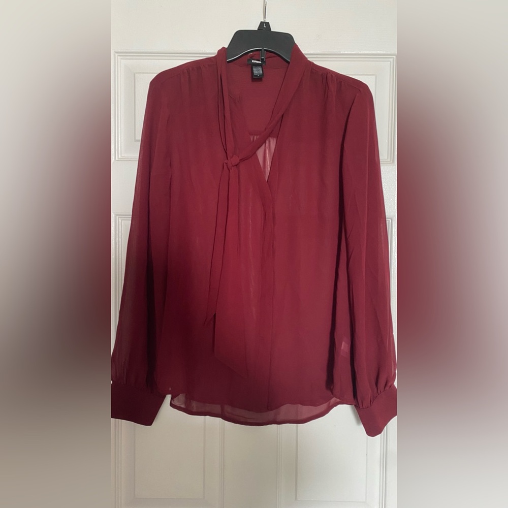 Express Deep Red Women's Blouse